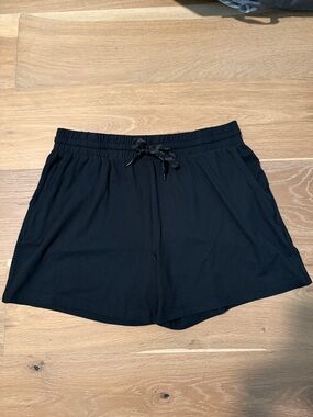 Pacific Trail Black Athletic Drawstring Shorts